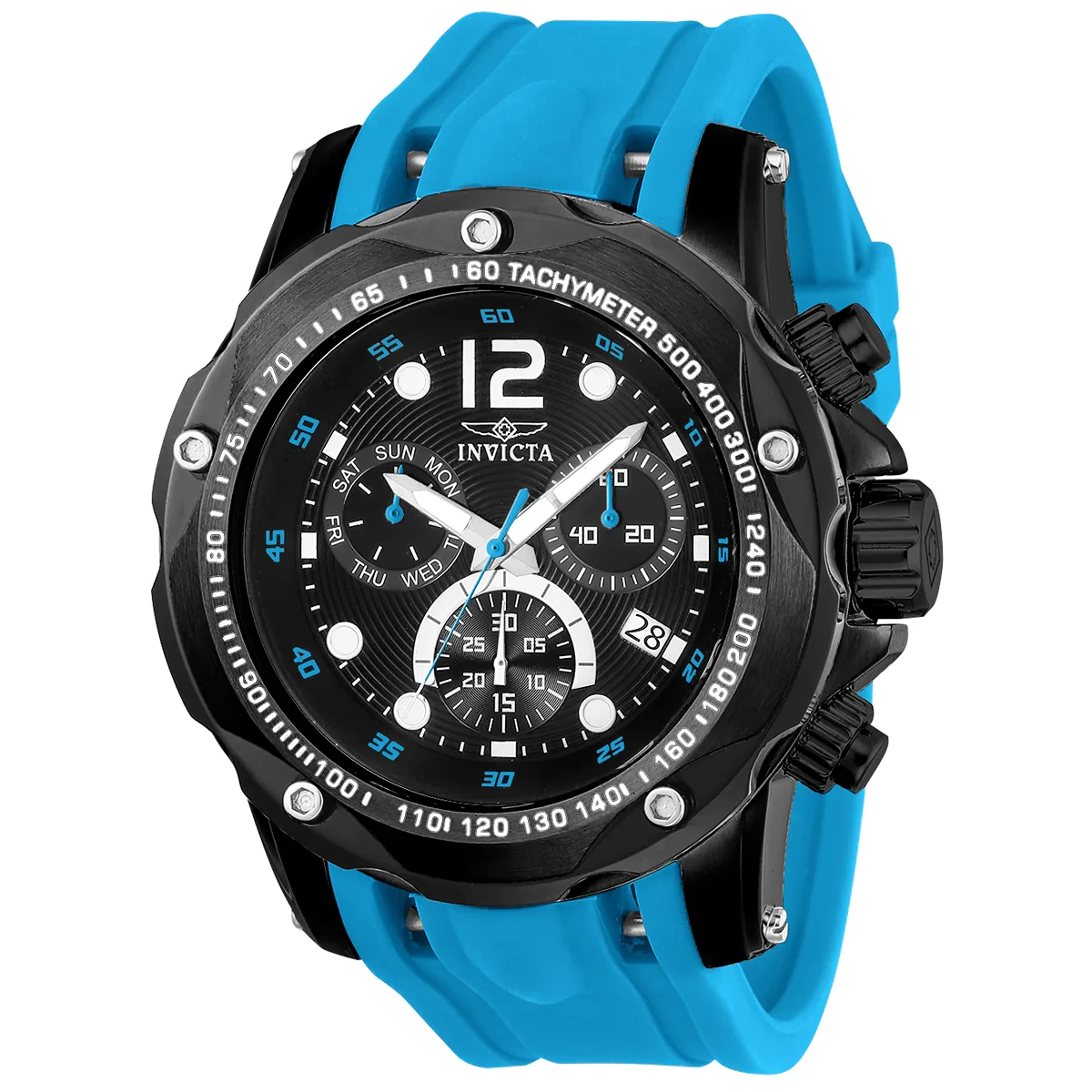 Invicta Speedway Vectus Swiss Ronda Z60 FE Caliber Watch - 51mm, Blue (ZG-20075) 51 mm kol saati