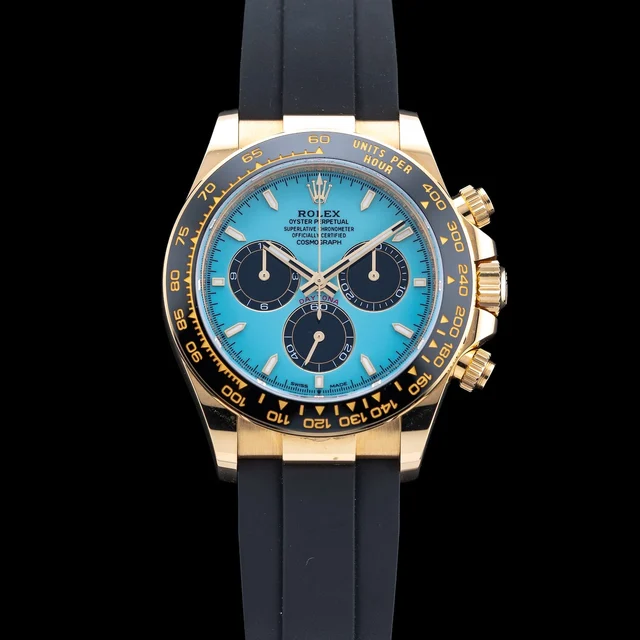 Rolex Gold Daytona Tiffany Dial 210009N43560 kol saati