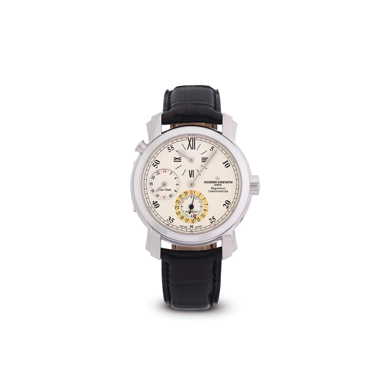 Vacheron Constantin VACHERON CONSTANTIN, REF. 42005/000G, MALTE DUAL TIME, 18K WHITE GOLD kol saati