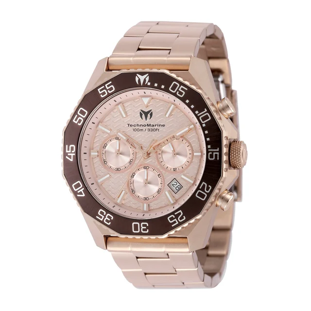 Technomarine Mare Vivo Watch - 44mm. Rose Gold (TM-225086) kol saati
