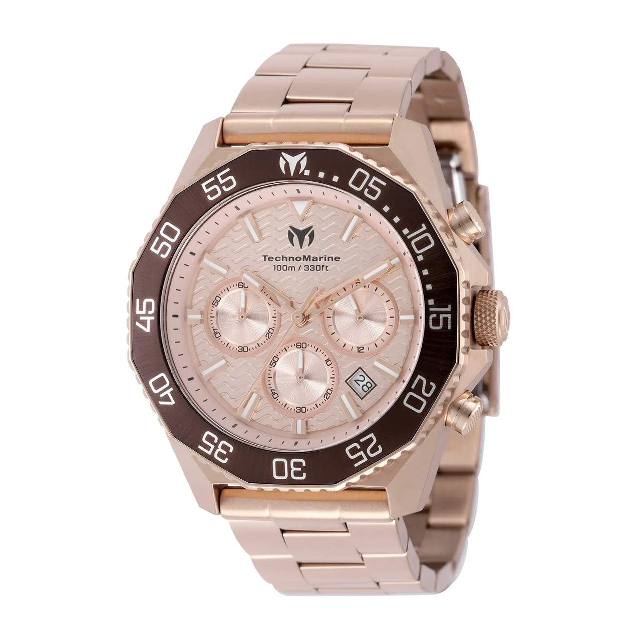 Technomarine Mare Vivo Watch - 44mm. Rose Gold (TM-225086) 44 mm kol saati