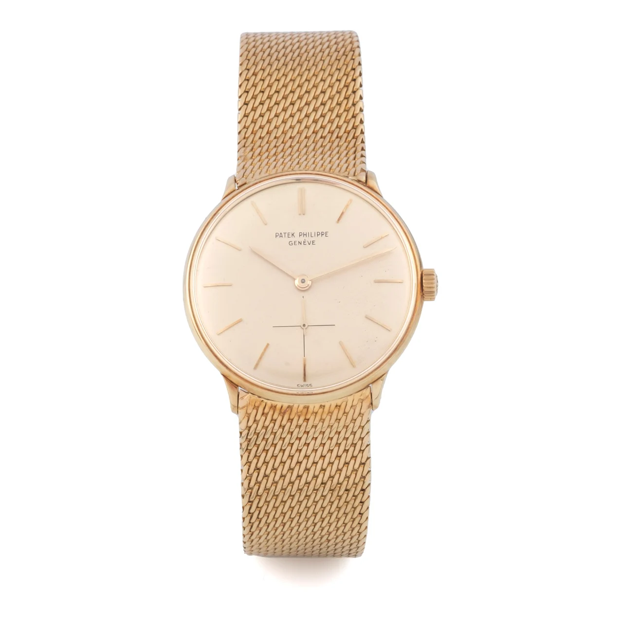 Patek Philippe PATEK PHILIPPE REF. 2573 PLATINUM WITH DIAMONDS Fine and rare, platinum wristwatch. kol saati
