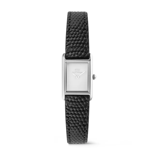 DANIEL WELLINGTON Bound Mini Black Lizard Silver DW00100901 kol saati