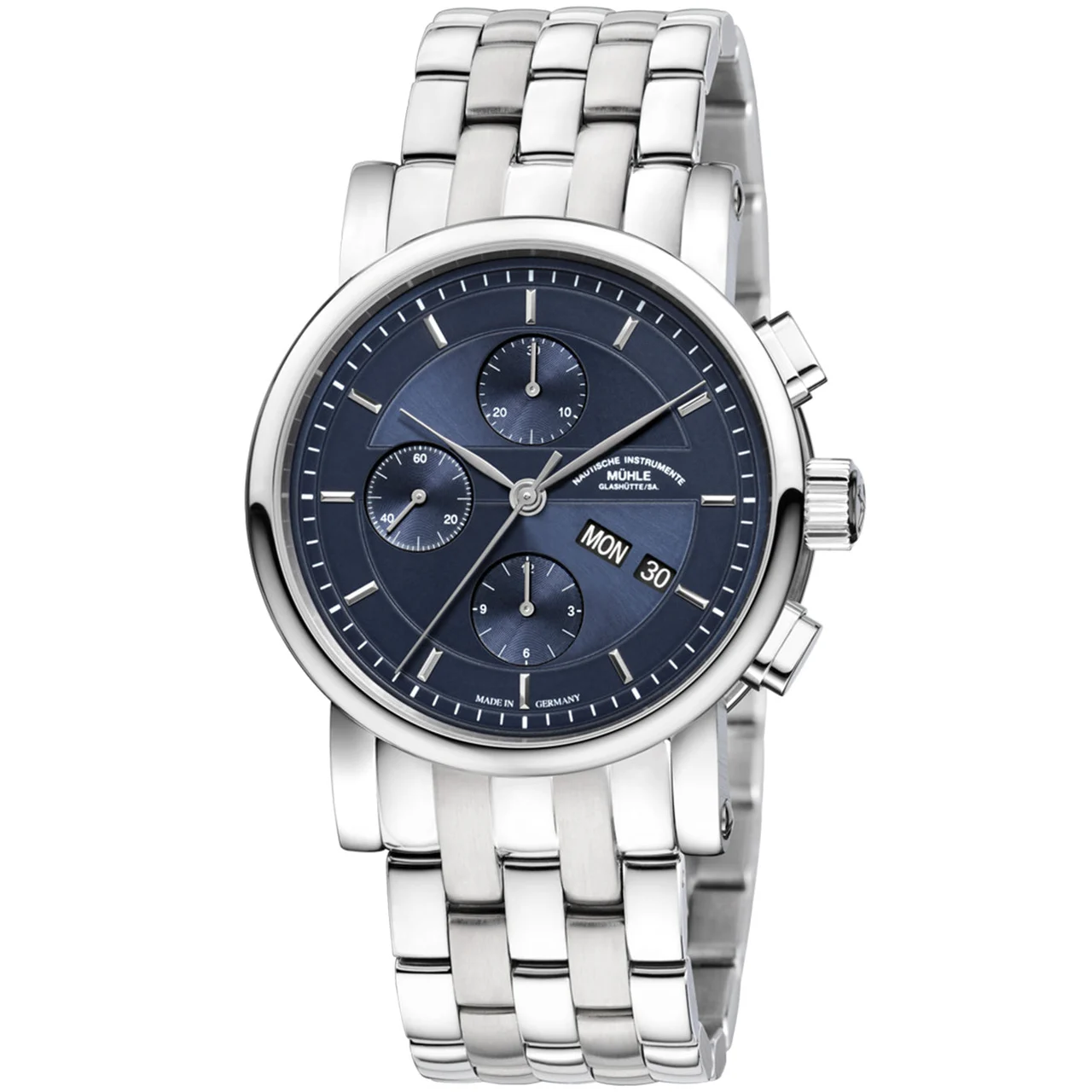 Muhle Glashutte Mühle Glashütte Teutonia II Chronograph M1-30-92-MB kol saati