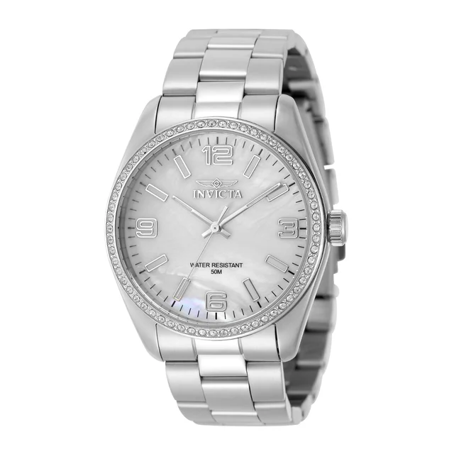 Invicta Open Box Specialty Lautus Watch w/ Mother of Pearl Dial - 38mm. Steel (AIC-50133) 