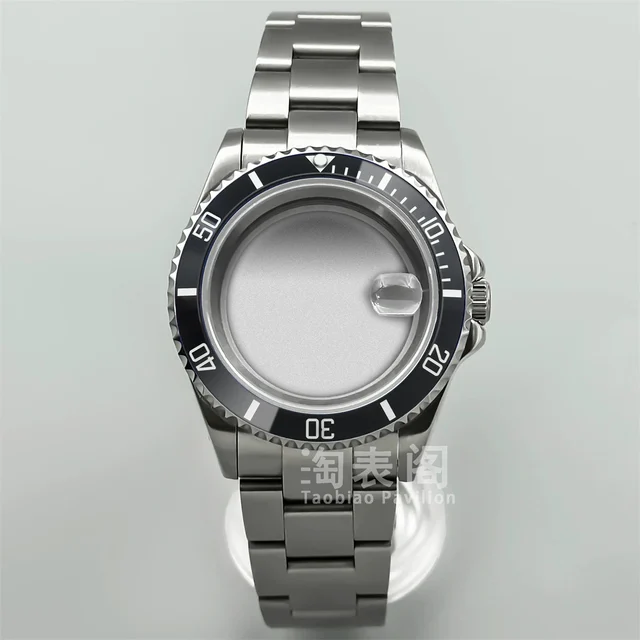 Tandorio Modified Submariner Case 36mm/38mm GMT Case ceramic bezel sapphire glass for NH35