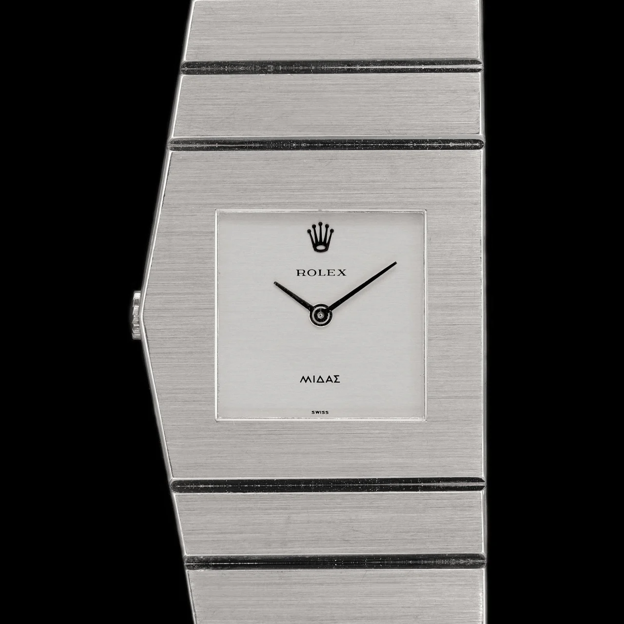 Rolex King Midas Early 2nd Series ref.3580 White Gold from 1 28 mm kol saati
