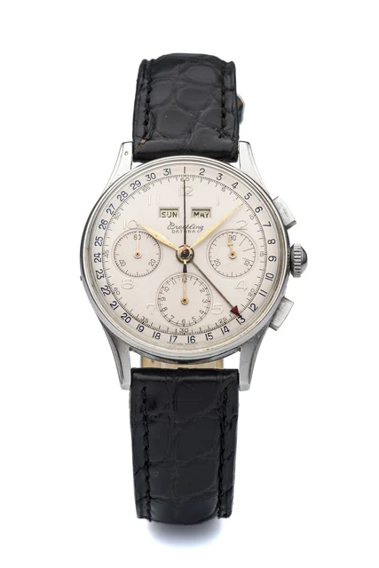 Breitling BREITLING, REF. 785, DATORA, CALENDAR CHRONOGRAPH A fine and rare, manual wind,