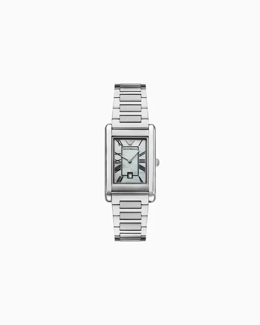 Emporio Armani Two-Hand Date Stainless Steel Watch AR11664 kol saati