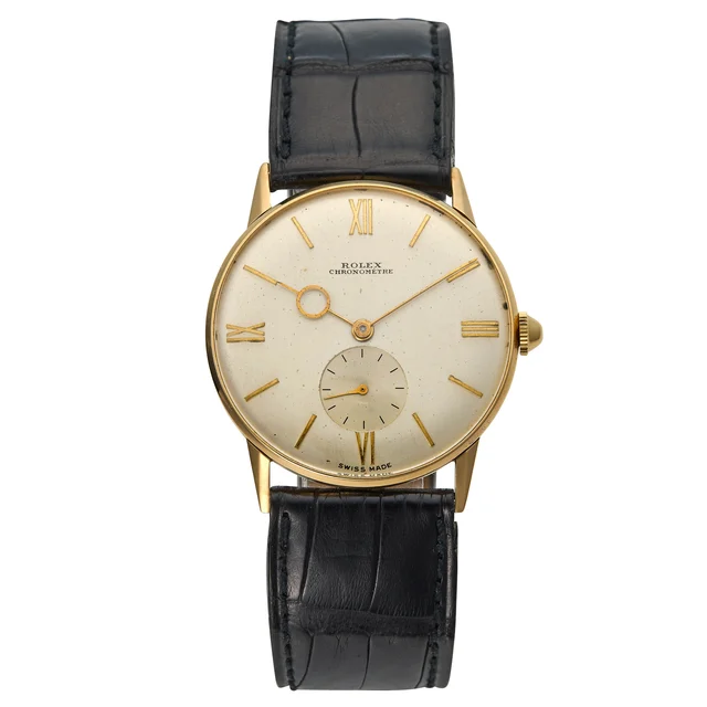 Rolex ROLEX, REF. 3667, CHRONOMETRE YELLOW GOLD kol saati