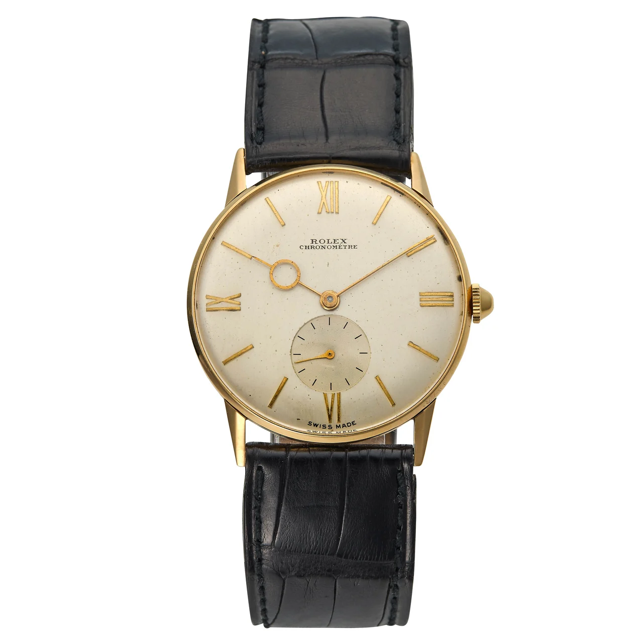 Rolex ROLEX, REF. 3667, CHRONOMETRE YELLOW GOLD kol saati