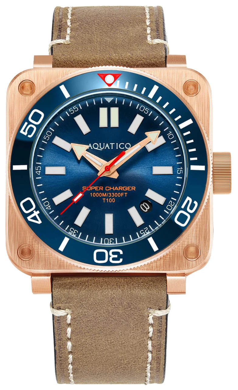 AQUATICO Super Charger AQ015 44 mm kol saati