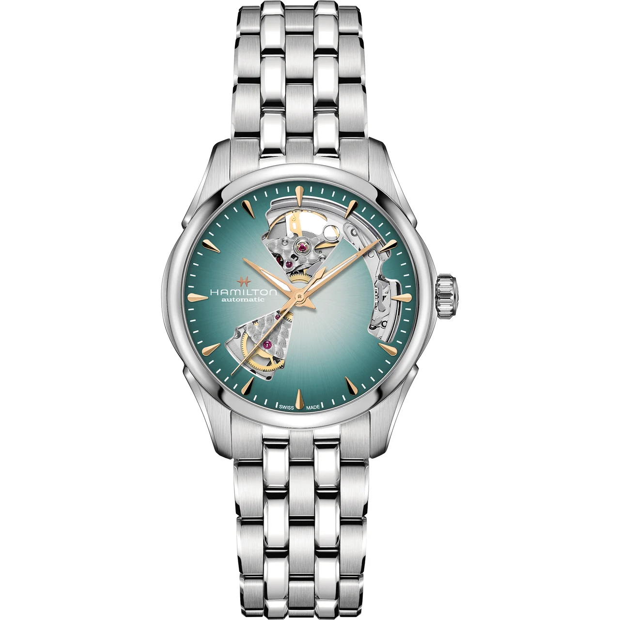 Hamilton Jazzmaster Open Heart Auto 36mm H32215143 36 mm kol saati