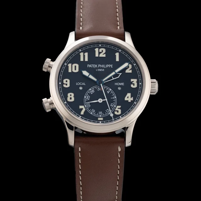 Patek Philippe Calatrava Pilot Travel Time 210009N39278 kol saati