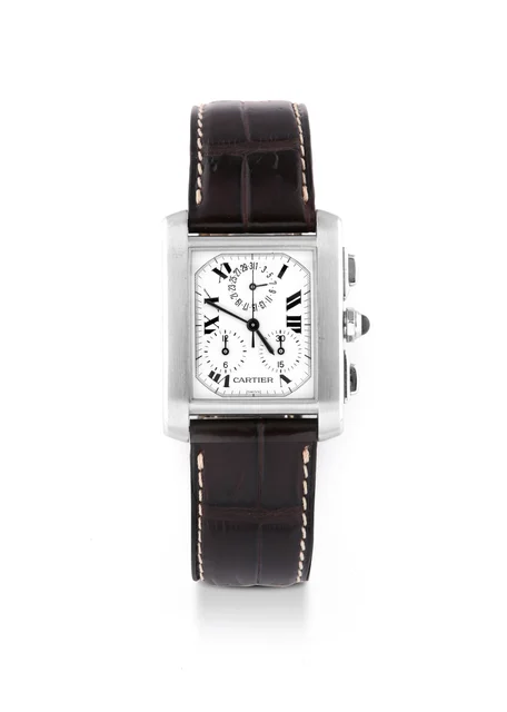 Cartier CARTIER, REF. 2303, TANK FRANCAISE CHRONOFLEX , STEEL kol saati