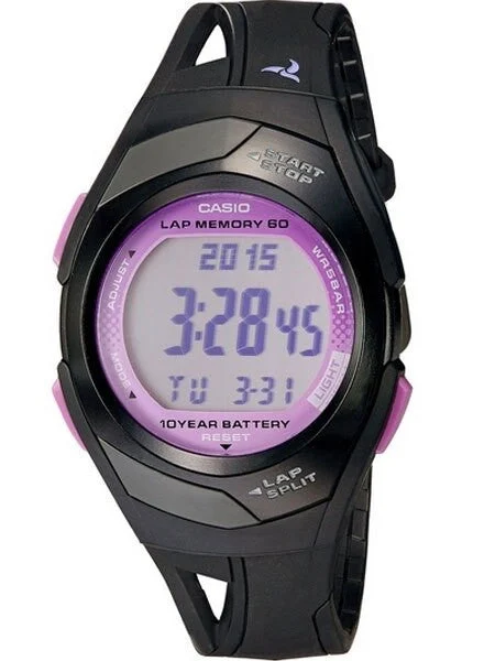 Casio Sport Runners Watch with 60 Lap Memory, Pace Signal, and Distance Calculation #STR-300-1C kol saati