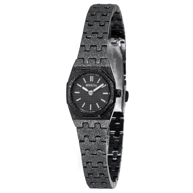 Invicta Mini Angel Watch - 19mm, Black (49873) kol saati