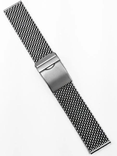 Vollmer Brushed Finish Stainless Steel Mesh Bracelet #17000H4 (20mm) 47 mm kol saati