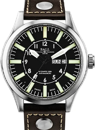 Ball Watch Co. Aviator Ref. NM1080C-L13-BK NM1080C-L13-BK/BALL/S kol saati