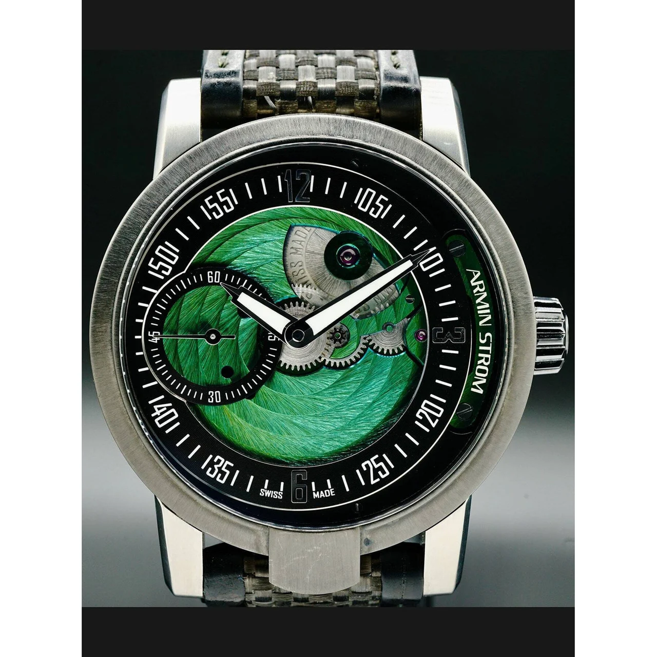 Armin Strom Manual Chameleon Green Dial #1 210000030300 43 mm kol saati