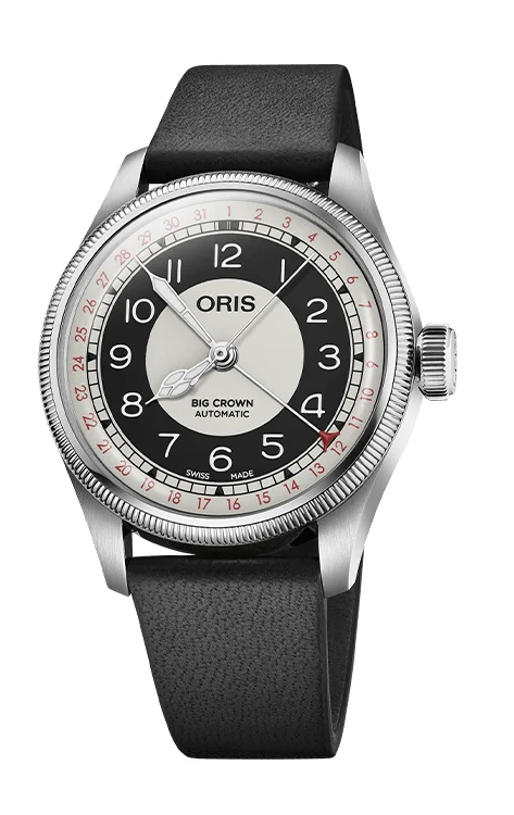 Oris Big Crown Pointer Date Bullseye 01 754 7779 4061-07 5 19 25 38 mm kol saati
