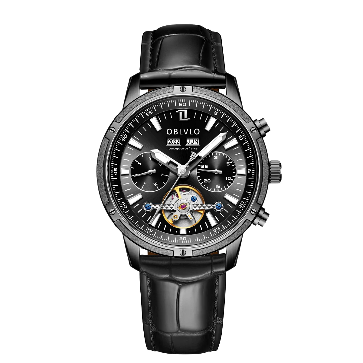OBLVLO Series CMT-BBB-1 42 mm kol saati