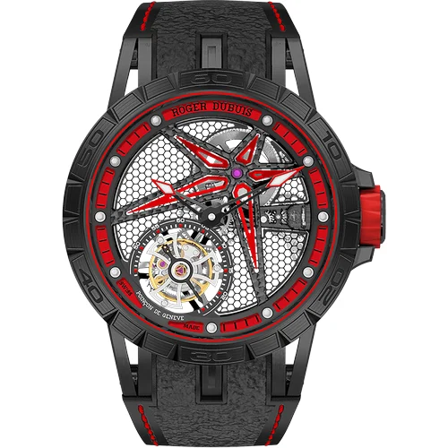 Roger Dubuis Excalibur Spider Pirelli Black DLC titanium 39mm RDDBEX0817 kol saati