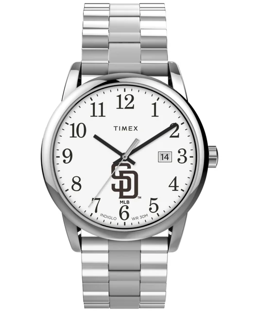 Timex Easy Reader Expansion Bracelet San Diego Padres TWZBPADMZ kol saati