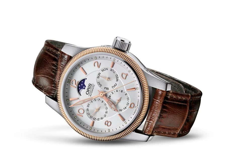 Oris Big Crown Complication 01 582 7627 4361-07 5 20 77FC 40 mm kol saati
