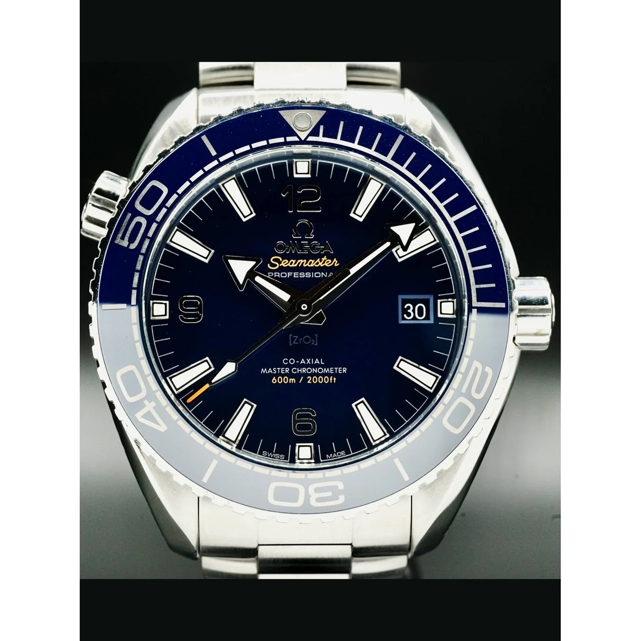 OMEGA Planet Ocean 600M Co‑Axial Master Chronometer 43.5 mm 215.33.44.21.03.001 210000009573 43.5 mm kol saati