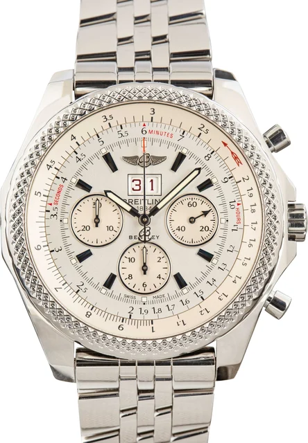 Breitling Bentley 6.75 Silver Dial A4436412/G679 kol saati