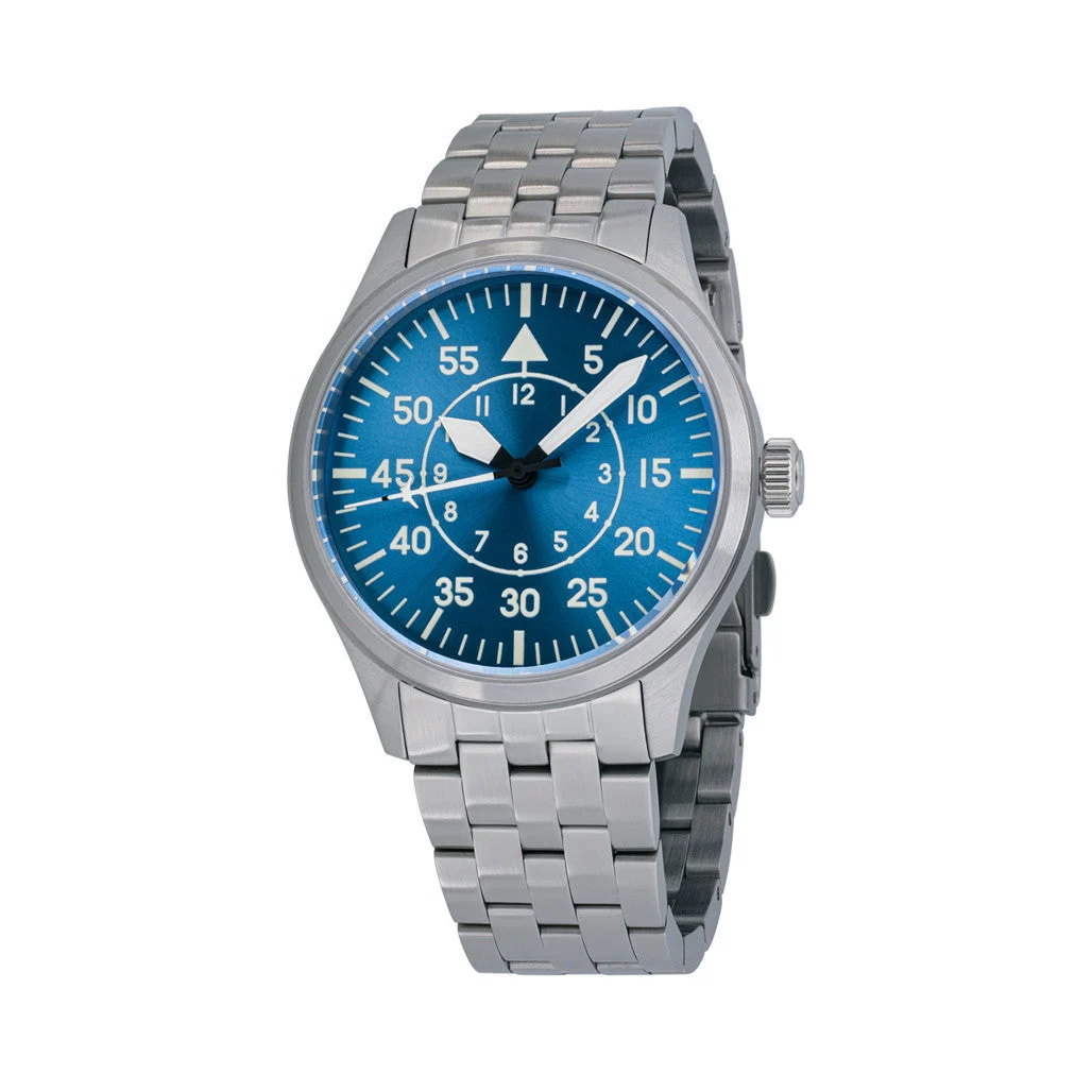 Islander Pilot Watch with Vintage Blue Livery Color Scheme #ISL-232 39 mm kol saati