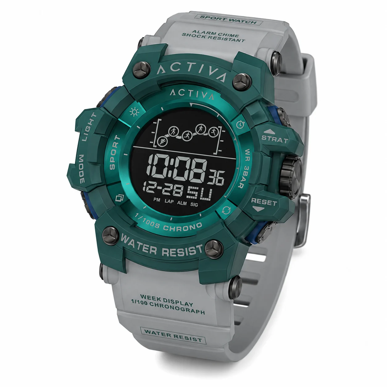 Activa Summit X Invicta Digital Watch - 50mm. Grey (ACW8082-018) 50 mm kol saati