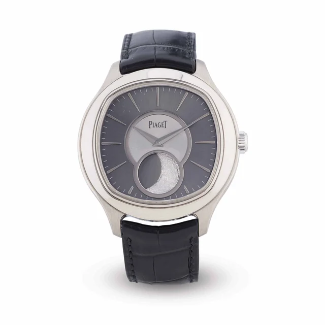 Piaget PIAGET REF. P10614, EMPERADOR COUSSIN, MOONPHASE, 18K WHITE GOLD, LIMITED 022/100 k