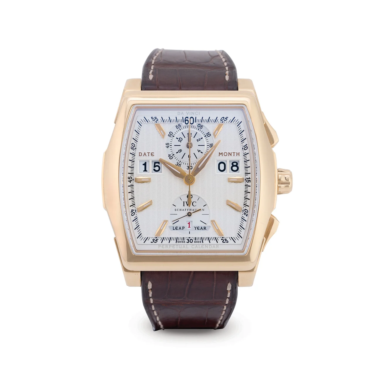 IWC IWC, REF. IW376107, DA VINCI PERPETUAL CALENDAR CHRONOGRAPH, 18K YELLOW GOLD kol saati