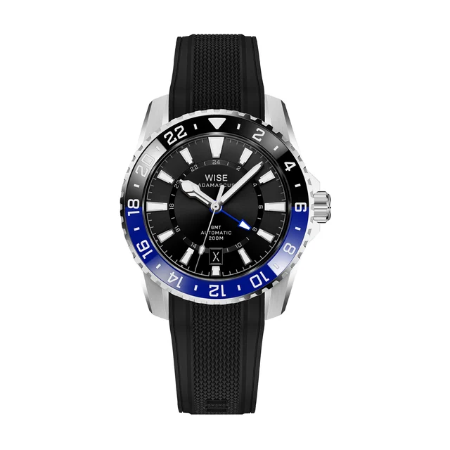 WISE ADAMASCUS ADX130 True GMT FKM Rubber Set kol saati
