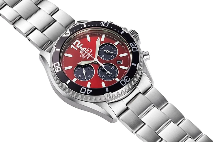 Orient Diver Design Chronograph solar-powered RA-TX0207R 42.8 mm kol saati