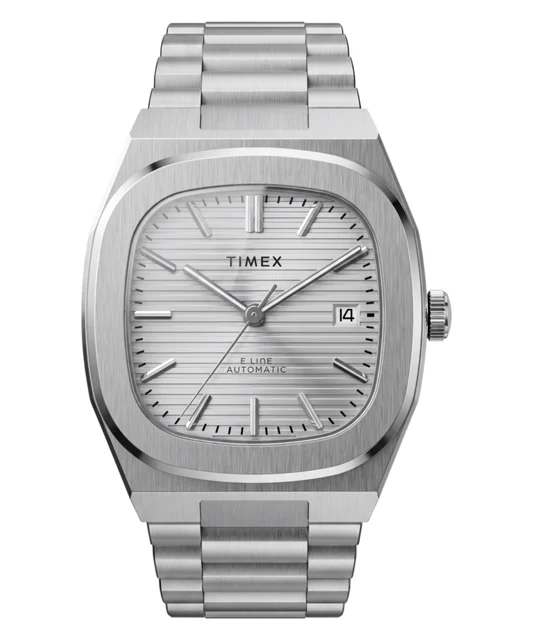 Timex Automatic E Line 38mm Stainless Steel Bracelet Watch TW6A00500 kol saati