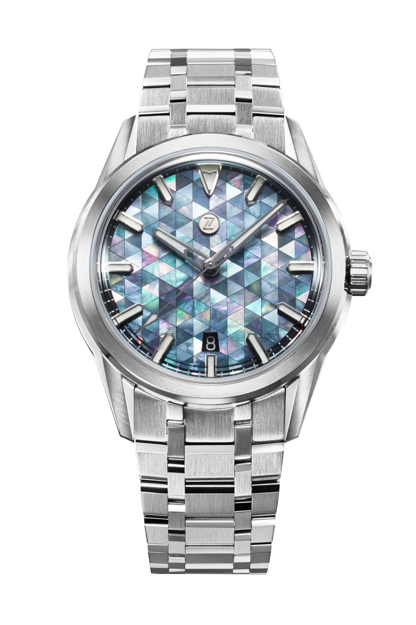 Zelos Helica 39 'Mosaic MOP' 39 mm kol saati