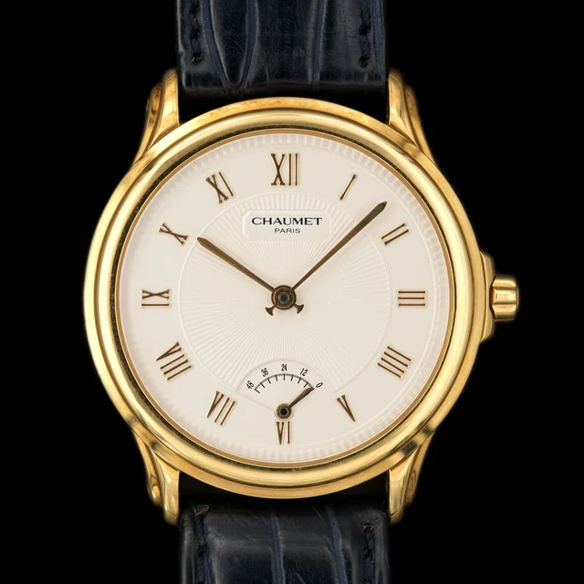 Chaumet Aquila Power Reserve ref.20A 18k from the 1990s kol saati