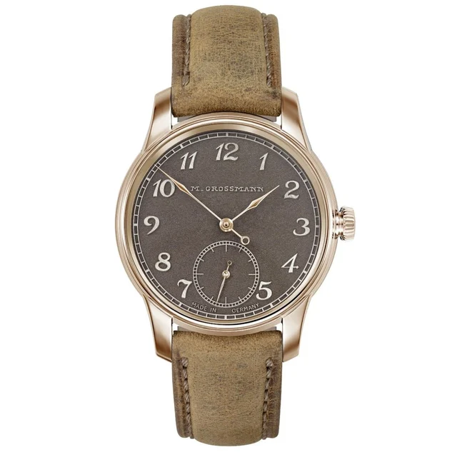 Moritz Grossmann Arabic Vintage Gold Anthracite MG-004093 kol saati