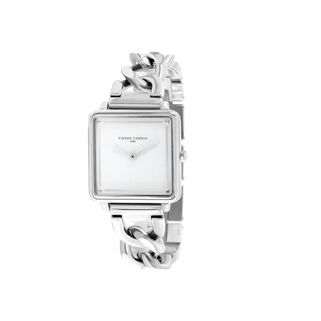 VENDÔME Silver Watch with Chain Metal Strap CSQ.7001 kol saati