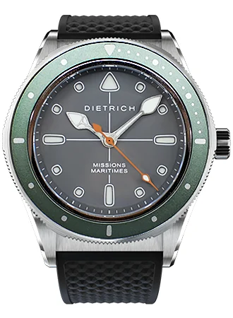 Dietrich Skin Diver SD-2 Militare Green - Gnomon Exclusive SD2GRN/DIET kol saati