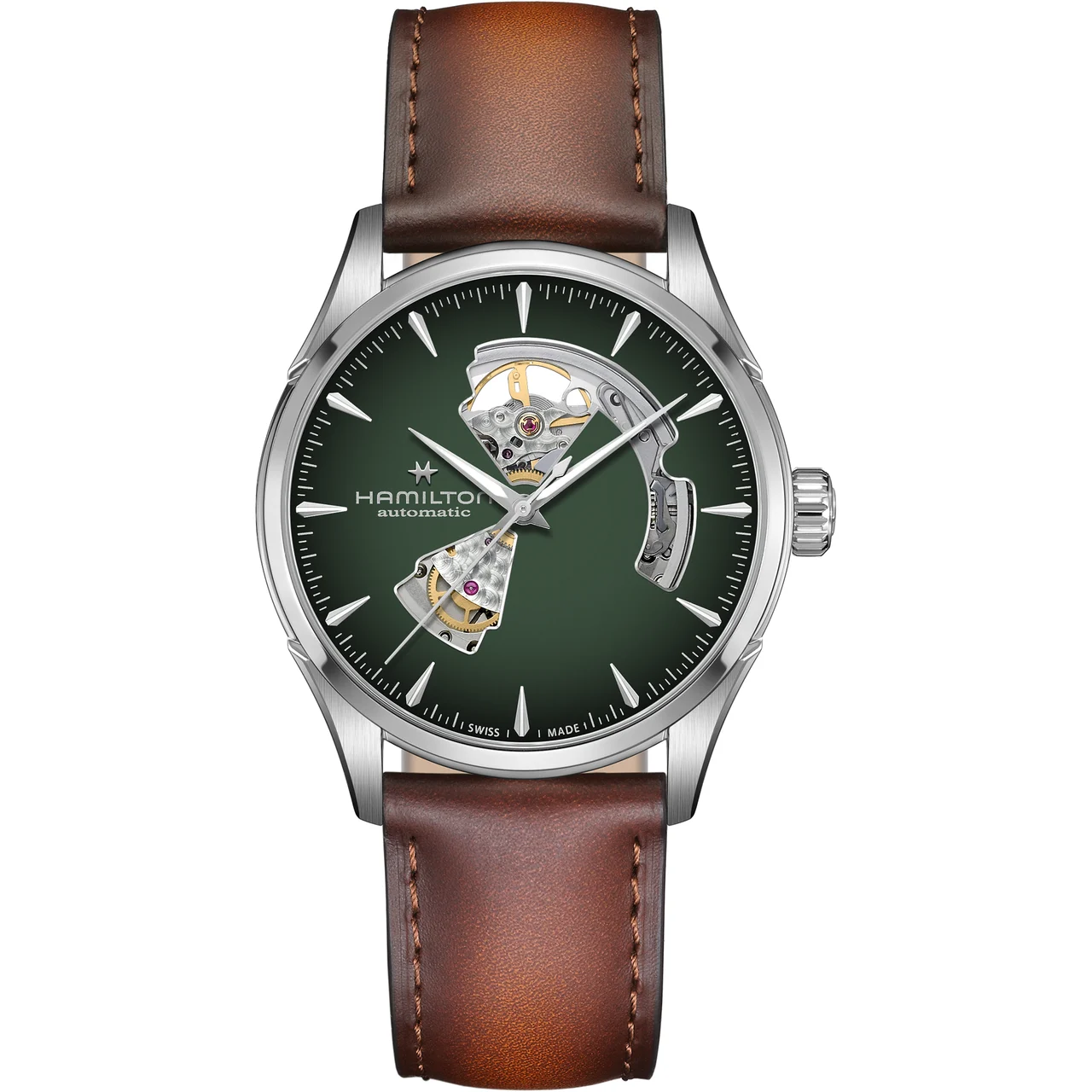 Hamilton Jazzmaster Open Heart Auto 42mm H32705560 42 mm kol saati