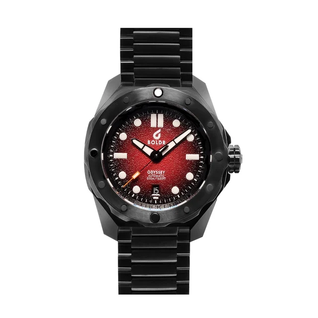 BOLDR Supply Co. BOLDR Odyssey Metal Red 0638455380905 kol saati