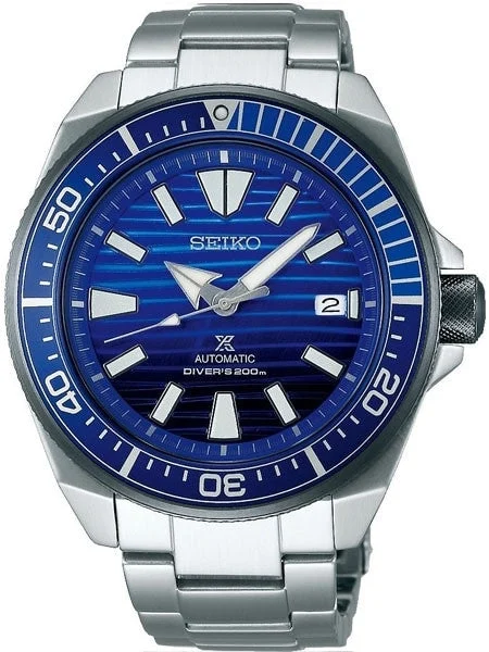 Seiko Customized Samurai "Save the Ocean" Automatic Dive Watch #SRPC93 Custom-SRPC93 kol s