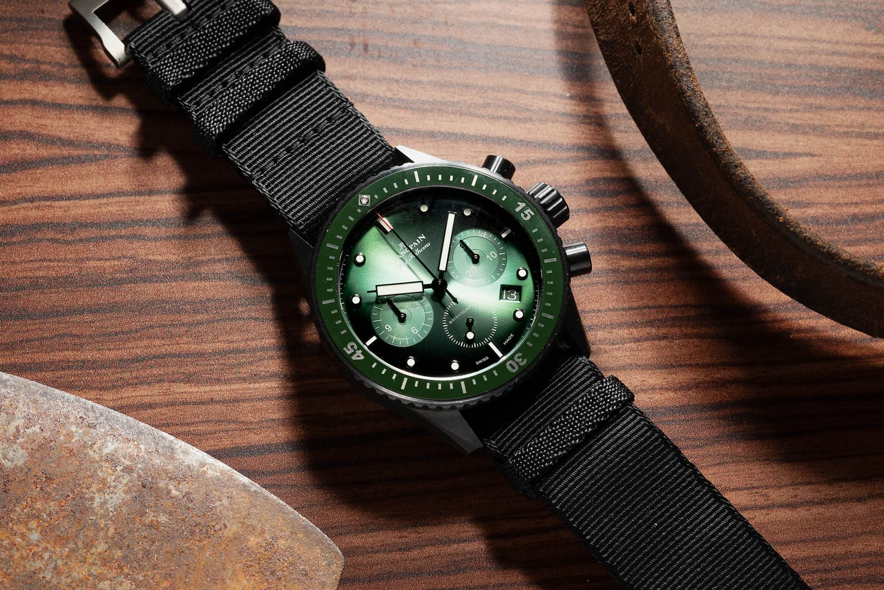Blancpain Fifty Fathoms Bathyscaphe 40991607 44 mm kol saati