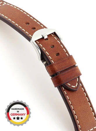 RIOS Vintage Leather Westminster - Mahogany - Vintage Leather 17305/RI kol saati