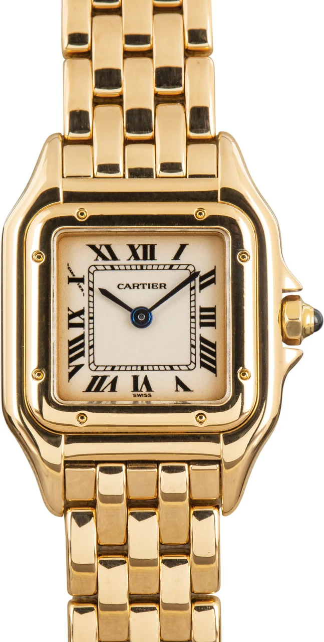 Cartier Panthere 18k Yellow Gold Small Model W25022B9 22 mm kol saati