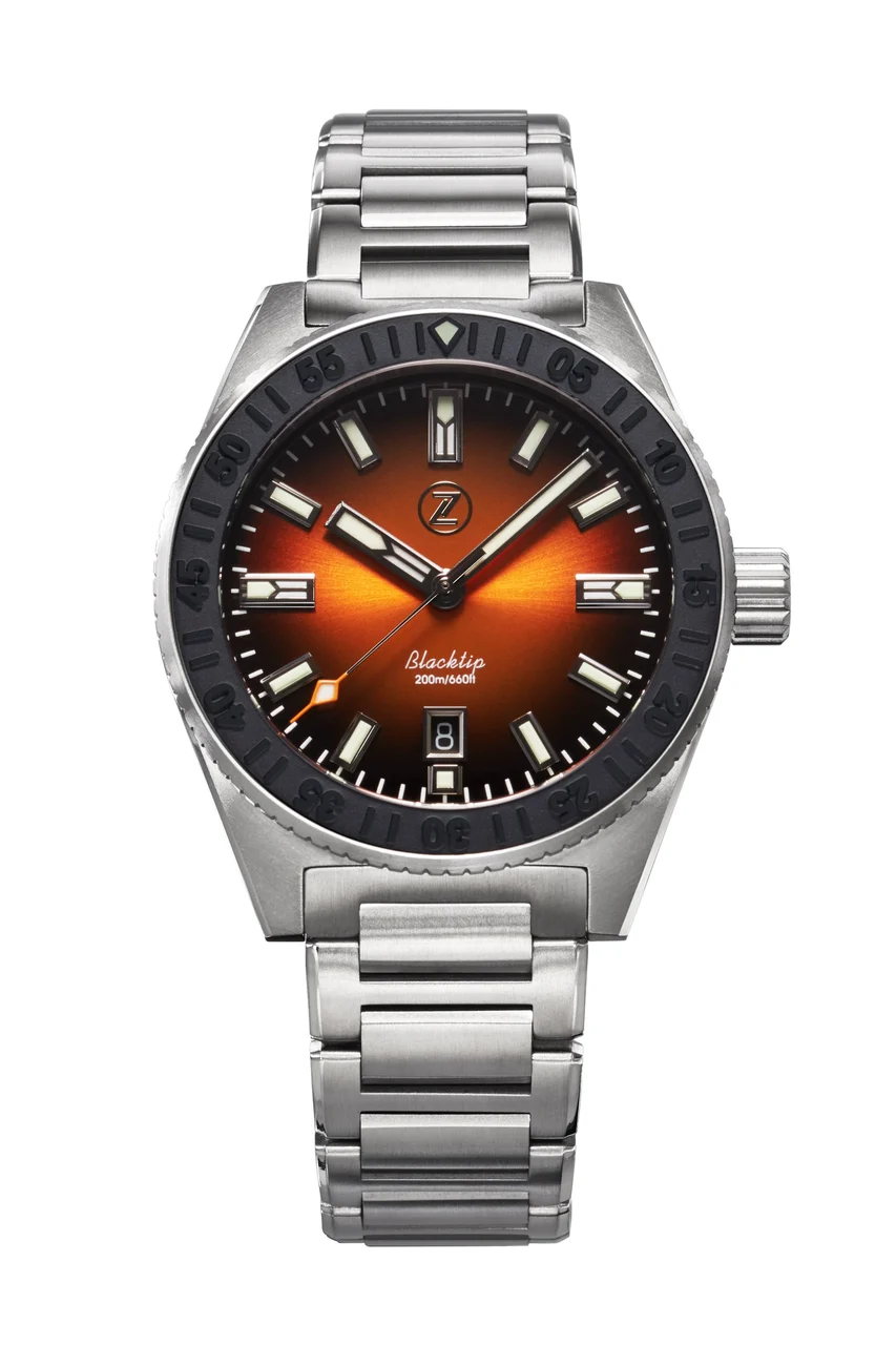 Zelos Blacktip 200m Ti Burnt Orange 41 mm kol saati